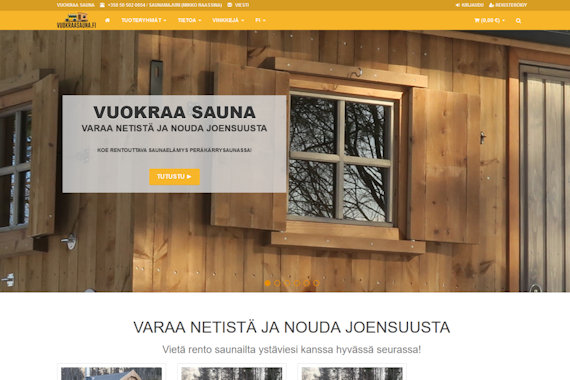 Vuokraa sauna